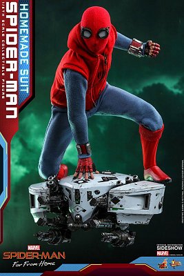 Spider-Man: Far From Home Movie Masterpiece Actionfigur 1/6 Spider-Man (Homemade Suit) 29 cm