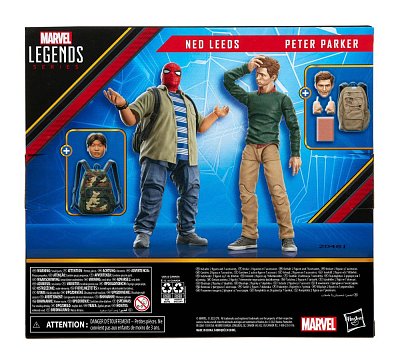 Spider-Man: Homecoming Marvel Legends Actionfiguren 2er-Pack 2022 Ned Leeds & Peter Parker 15 cm