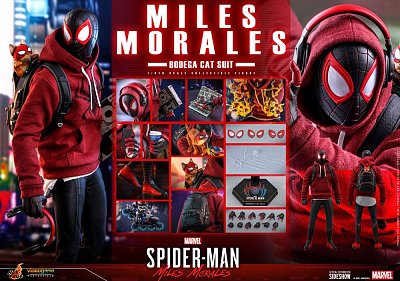 Spider-Man: Miles Morales Videogame Masterpiece Actionfigur 1/6 Miles Morales Bodega Cat Suit 29 cm