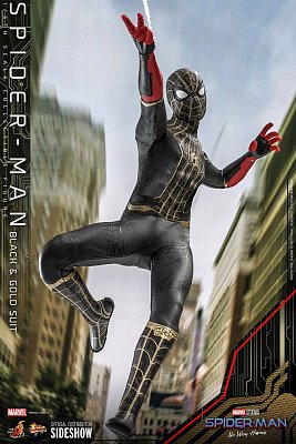 Spider-Man: No Way Home Movie Masterpiece Actionfigur 1/6 Spider-Man (Black & Gold Suit) 30 cm