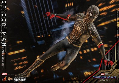 Spider-Man: No Way Home Movie Masterpiece Actionfigur 1/6 Spider-Man (Black & Gold Suit) 30 cm