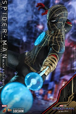 Spider-Man: No Way Home Movie Masterpiece Actionfigur 1/6 Spider-Man (Black & Gold Suit) 30 cm