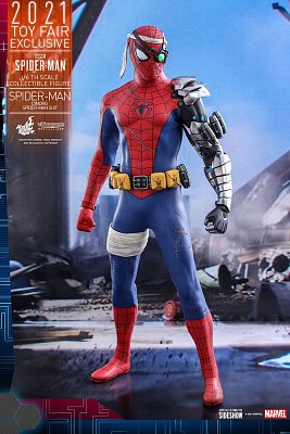 Spider-Man Videogame Masterpiece Actionfigur 1/6 Cyborg Spider-Man Suit 2021 Toy Fair Exclusive 30cm