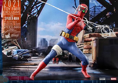 Spider-Man Videogame Masterpiece Actionfigur 1/6 Cyborg Spider-Man Suit 2021 Toy Fair Exclusive 30cm