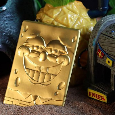 SpongeBob Schwammkopf Metallbarren Limited Edition (vergoldet)