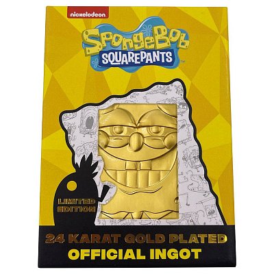 SpongeBob Schwammkopf Metallbarren Limited Edition (vergoldet)