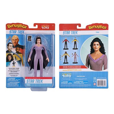 Star Trek: The Next Generation Bendyfigs Biegefigur Counselor Troi 19 cm