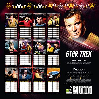 Star Trek TOS Kalender 2021 *Englische Version*