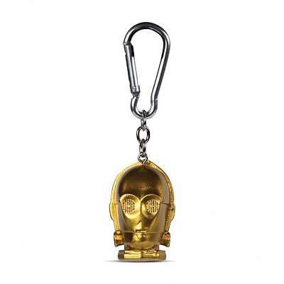 Star Wars 3D-Schlüsselanhänger C-3PO 4 cm Umkarton (10)