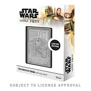 Star Wars Das Buch von Boba Fett Iconic Scene Collection Metallbarren Limited Edition