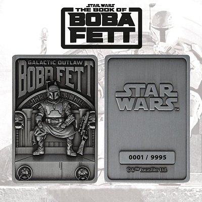 Star Wars Das Buch von Boba Fett Iconic Scene Collection Metallbarren Limited Edition
