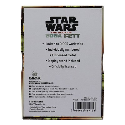 Star Wars Das Buch von Boba Fett Iconic Scene Collection Metallbarren Limited Edition