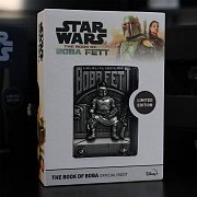 Star Wars Das Buch von Boba Fett Iconic Scene Collection Metallbarren Limited Edition