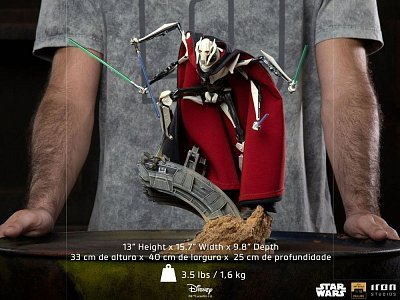 Star Wars Deluxe BDS Art Scale Statue 1/10 General Grievous 33 cm - Beschädigte Verpackung