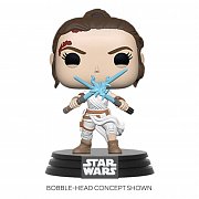 Star Wars Episode IX POP! Movies Vinyl Figur Rey w/2 Light Sabers 9 cm