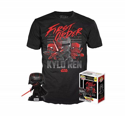 Star Wars Episode IX POP! & Tee Vinyl Figur & T-Shirt Set Kylo Ren (Supreme Leader) heo Exclusive