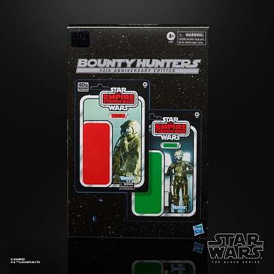 Star Wars Episode V Black Series Actionfiguren 2er-Pack Bounty Hunters 40th Anniversary Edition 15cm