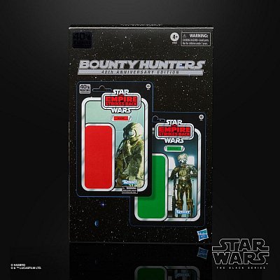 Star Wars Episode V Black Series Actionfiguren 2er-Pack Bounty Hunters 40th Anniversary Edition 15cm - Beschädigte Verpackung