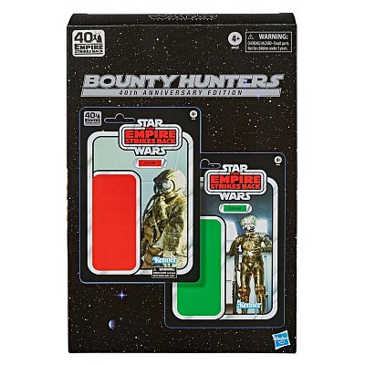 Star Wars Episode V Black Series Actionfiguren 2er-Pack Bounty Hunters 40th Anniversary Edition 15cm - Beschädigte Verpackung