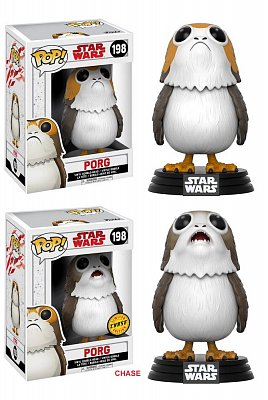 Star Wars Episode VIII POP! Vinyl Wackelkopf-Figuren Porg 9 cm Sortiment (6)