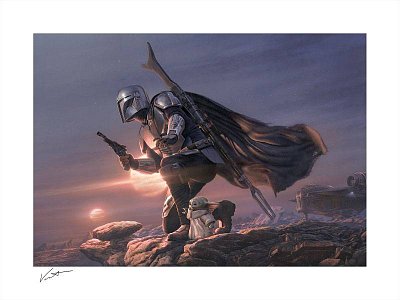 Star Wars Kunstdruck Din Djarin & Grogu: A Clan of Two 61 x 46 cm - ungerahmt