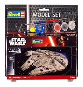 Star Wars Modellbausatz 1/241 Model Set Millennium Falcon 10 cm