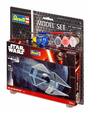 Star Wars Modellbausatz 1/90 Model Set TIE Interceptor 10 cm