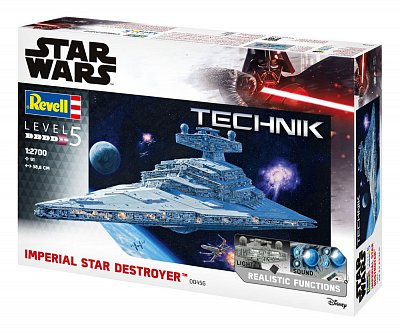 Star Wars Modellbausatz mit Sound & Leuchtfunktion 1/2700 Imperial Star Destroyer 59 cm