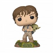 Star Wars POP! Movies Vinyl Figur Training Luke with Yoda 9 cm