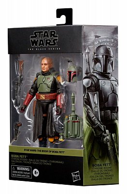 Star Wars: The Book of Boba Fett Black Series Deluxe Actionfigur 2022 Boba Fett (Throne Room) 15 cm - Beschädigte Verpackung