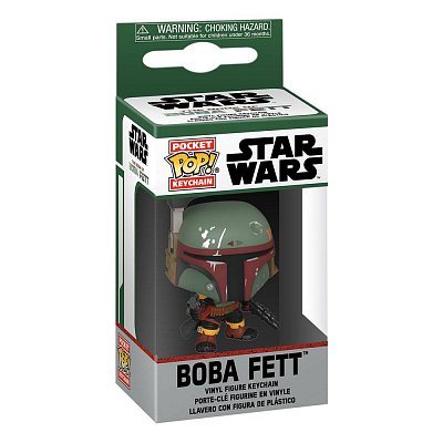 Star Wars The Book of Boba Fett Pocket POP! Vinyl Schlüsselanhänger 4 cm Boba Fett Display (12)