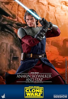 Star Wars The Clone Wars Actionfigur 1/6 Anakin Skywalker & STAP 31 cm