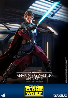 Star Wars The Clone Wars Actionfigur 1/6 Anakin Skywalker & STAP 31 cm