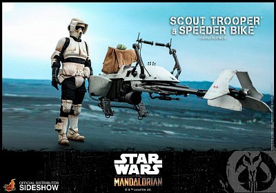 Star Wars The Mandalorian Actionfigur 1/6 Scout Trooper & Speeder Bike 30 cm