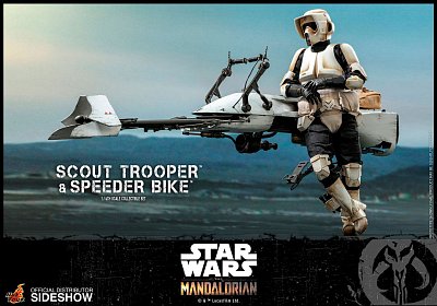 Star Wars The Mandalorian Actionfigur 1/6 Scout Trooper & Speeder Bike 30 cm - Beschädigte Verpackung