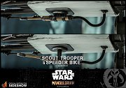 Star Wars The Mandalorian Actionfigur 1/6 Scout Trooper & Speeder Bike 30 cm - Beschädigte Verpackung