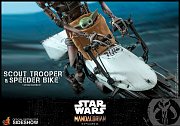 Star Wars The Mandalorian Actionfigur 1/6 Scout Trooper & Speeder Bike 30 cm - Beschädigte Verpackung