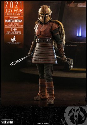 Star Wars The Mandalorian Actionfigur 1/6 The Armorer 2021 Toy Fair Exclusive 29 cm