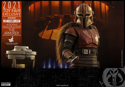 Star Wars The Mandalorian Actionfigur 1/6 The Armorer 2021 Toy Fair Exclusive 29 cm