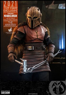 Star Wars The Mandalorian Actionfigur 1/6 The Armorer 2021 Toy Fair Exclusive 29 cm