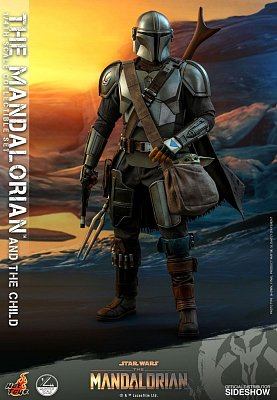 Star Wars The Mandalorian Actionfiguren Doppelpack 1/4 The Mandalorian & The Child 46 cm - Stark beschädigte Verpackung