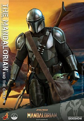 Star Wars The Mandalorian Actionfiguren Doppelpack 1/4 The Mandalorian & The Child 46 cm - Stark beschädigte Verpackung