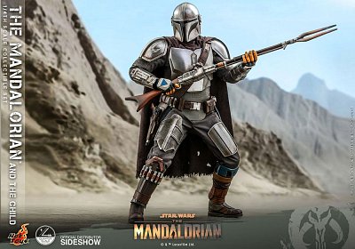 Star Wars The Mandalorian Actionfiguren Doppelpack 1/4 The Mandalorian & The Child 46 cm - Stark beschädigte Verpackung