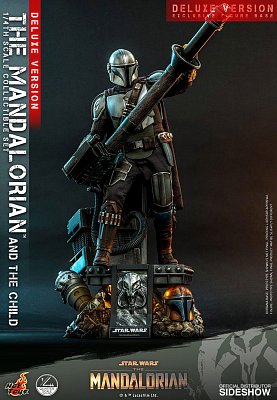 Star Wars The Mandalorian Actionfiguren Doppelpack 1/4 The Mandalorian & The Child Deluxe 46 cm