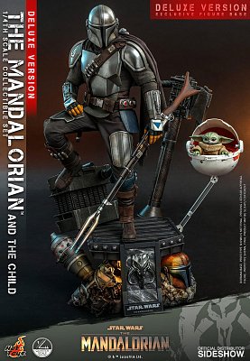 Star Wars The Mandalorian Actionfiguren Doppelpack 1/4 The Mandalorian & The Child Deluxe 46 cm