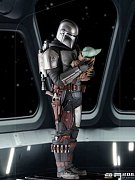 Star Wars The Mandalorian Art Scale Statue 1/10 Mandalorian & Grogu 22 cm