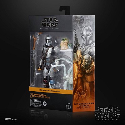 Star Wars The Mandalorian Black Series Actionfiguren 2022 Mandalorian & Grogu (Maldo Kreis) 15 cm