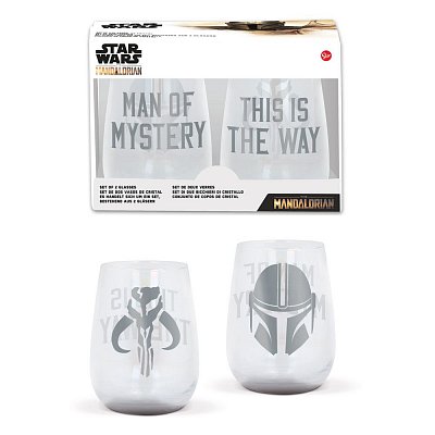 Star Wars The Mandalorian Crystal Gläser 2er-Packs Umkarton (6)