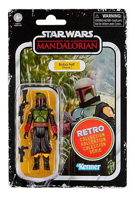 Star Wars The Mandalorian Retro Collection Actionfigur 2022 Boba Fett (Morak) 10 cm - Beschädigte Verpackung