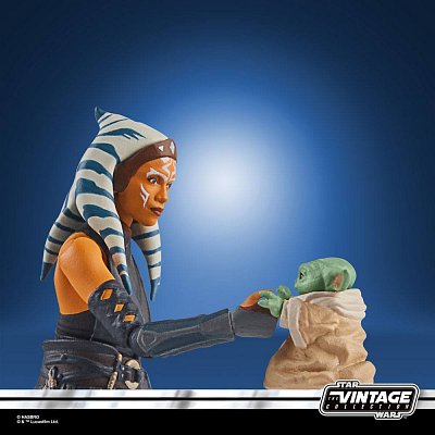 Star Wars: The Mandalorian Vintage Collection Actionfigur 2022 Ahsoka Tano & Grogu 10 cm